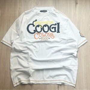 Vintage Coogi T-Shirt Premium Coogi Colors 1969 White Embroidered Men’s 2XL